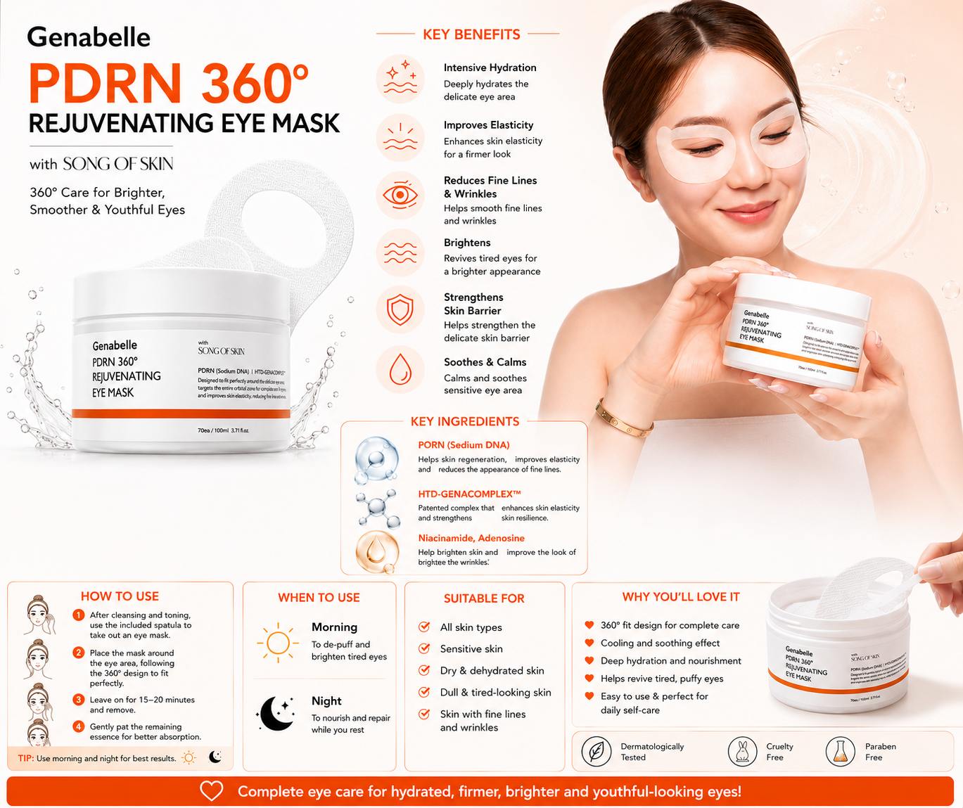 Genabelle 360° Rejuvenating Eye Mask